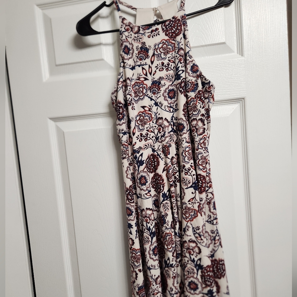 Sleeveless Lace Up Back Dress